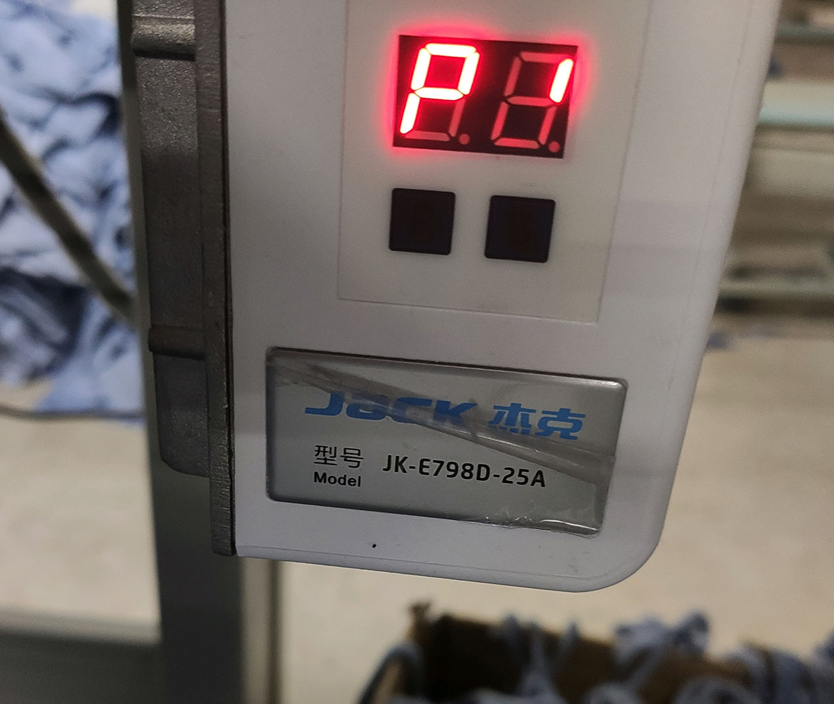 杰克JACK,JK-E798D-25A怎么调速度？