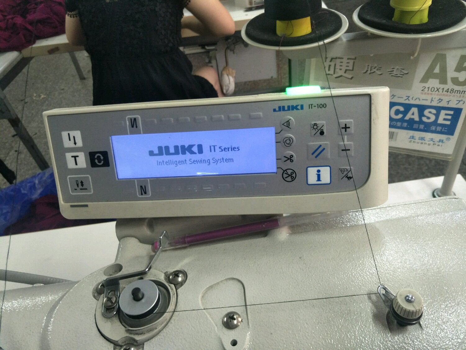重机JUKI，IT-100怎么解锁调速？ 